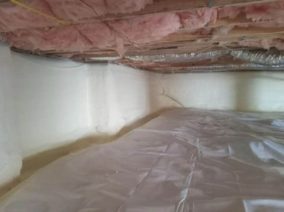 Crawl space encapsulation with closed-cell spray foam for Roof Waterproofing in Palmdale